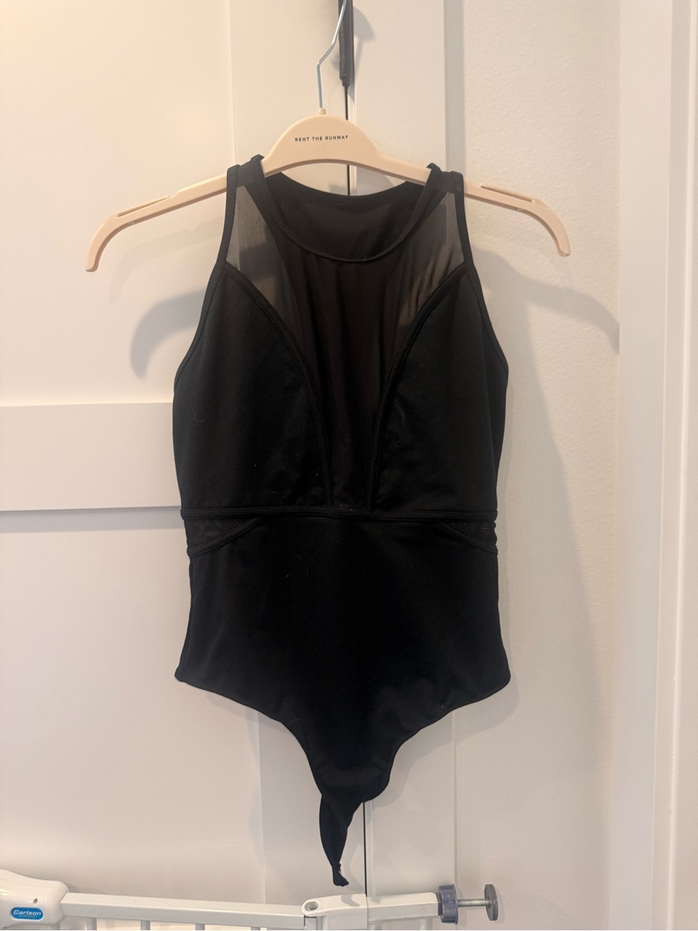 Carbon38 plunge mesh bodysuit